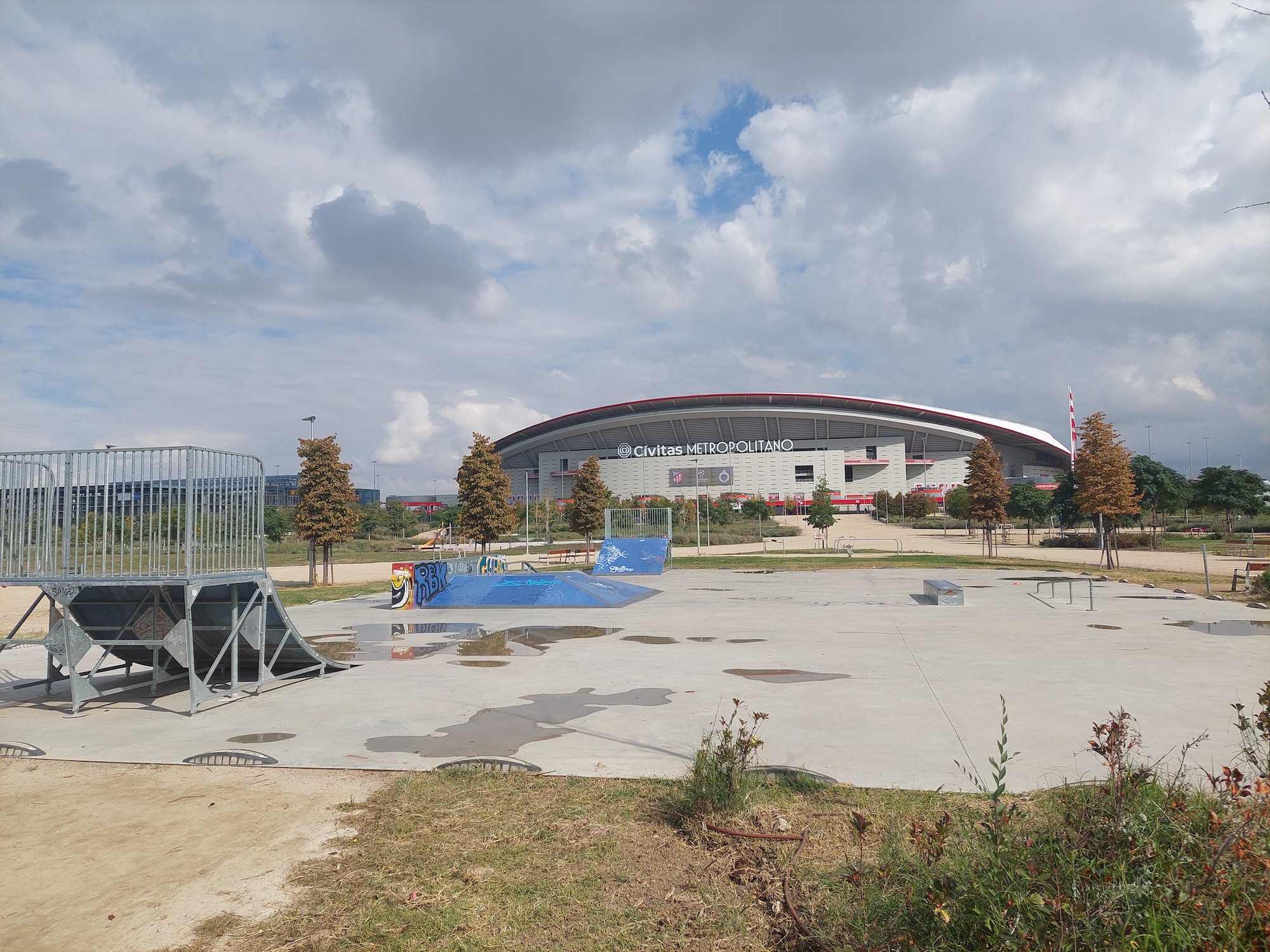 Estadio Metropolitano skatepark